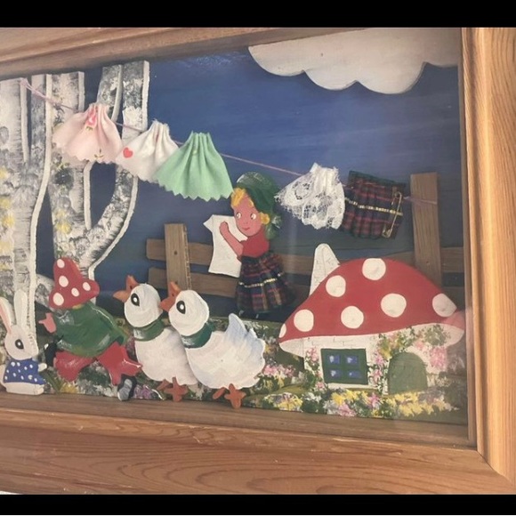 Vintage Scottish toadstool 🍄 folk art - Picture 5 of 8